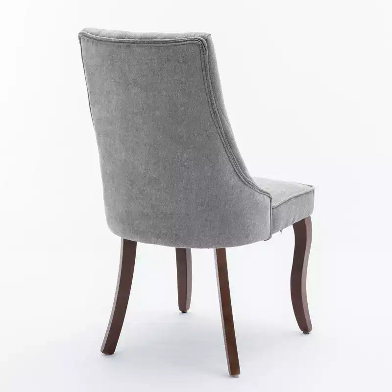 Dining Chairs Set Of 2, Upholstered Dining Chair With High Backrest, High Rebound Sponge, Triple Elastic Structure, Kitchen Dining Chair