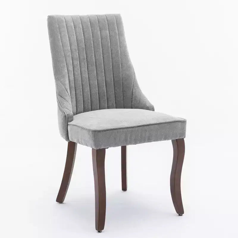 Dining Chairs Set Of 2, Upholstered Dining Chair With High Backrest, High Rebound Sponge, Triple Elastic Structure, Kitchen Dining Chair