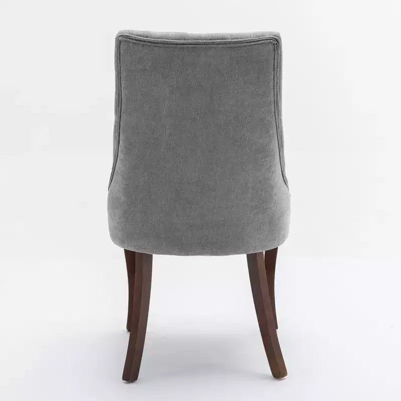 Dining Chairs Set Of 2, Upholstered Dining Chair With High Backrest, High Rebound Sponge, Triple Elastic Structure, Kitchen Dining Chair