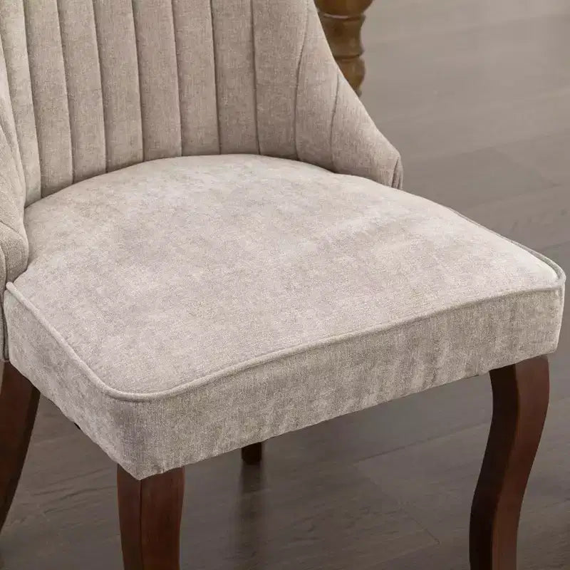 Dining Chairs Set Of 2, Upholstered Dining Chair With High Backrest, High Rebound Sponge, Triple Elastic Structure, Kitchen Dining Chair