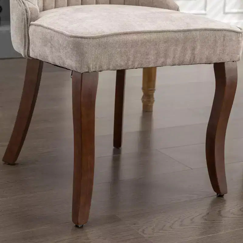 Dining Chairs Set Of 2, Upholstered Dining Chair With High Backrest, High Rebound Sponge, Triple Elastic Structure, Kitchen Dining Chair