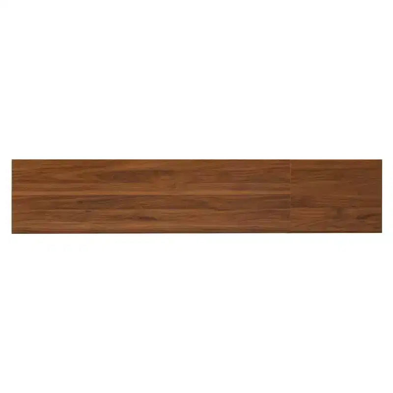 TV Stand for TVs Up to 85, Mid-Century Modern TV Cabinet Media Console Entertainment Center with Fluted Glass Doors & 2 Drawers, Walnut - ModernLuxe