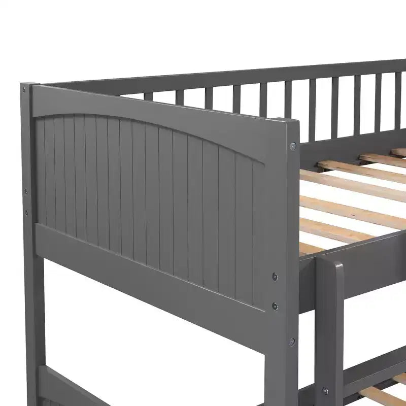 Whisen Twin Size Bunk Bed with Built-in Drawers & Versatile Under-Bed Area for Kids Rooms