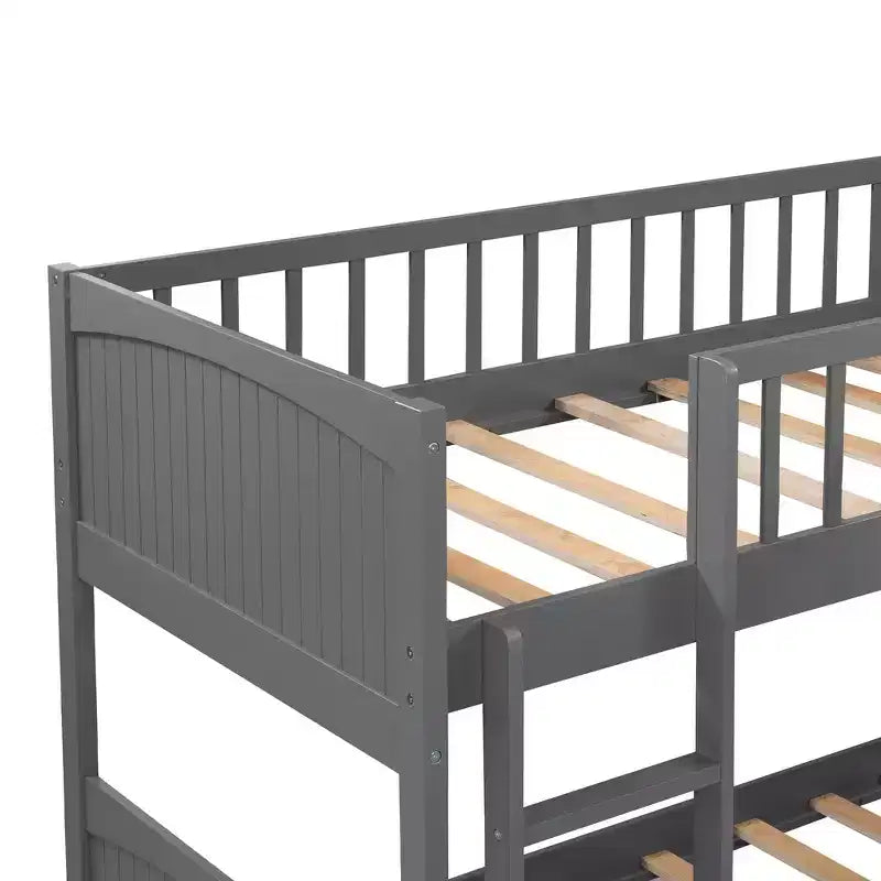 Whisen Twin Size Bunk Bed with Built-in Drawers & Versatile Under-Bed Area for Kids Rooms