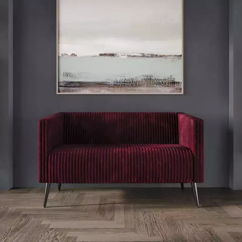 ChaletPosh Velvet Love Seat