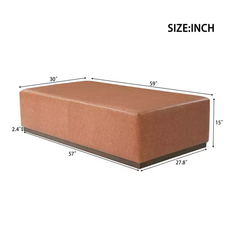 Christopher Knight Home Terra Ottoman 59D X 30W X 15H