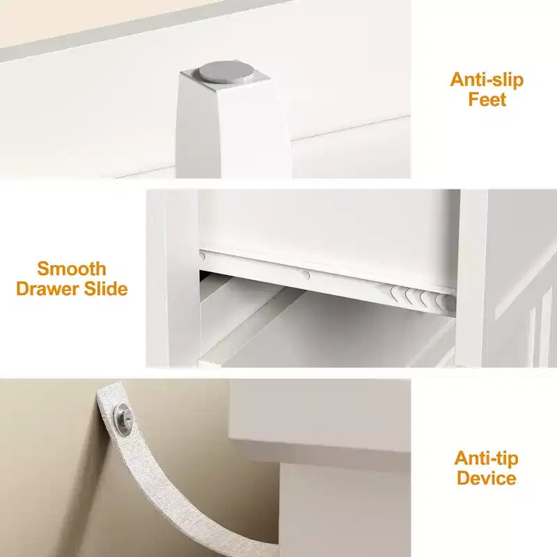 55'' Modern Dresser for Bedroom With 7 Spacious Drawers 55'' Modern Dresser for Bedroom With 7 Spacious Drawers