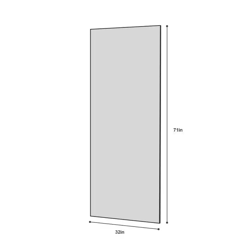 TUYOHW 70x31 Rectangle Full Length Mirror,Vanity Mirror with Metal Frame,Wall Mounted Mirror for Cloakroom