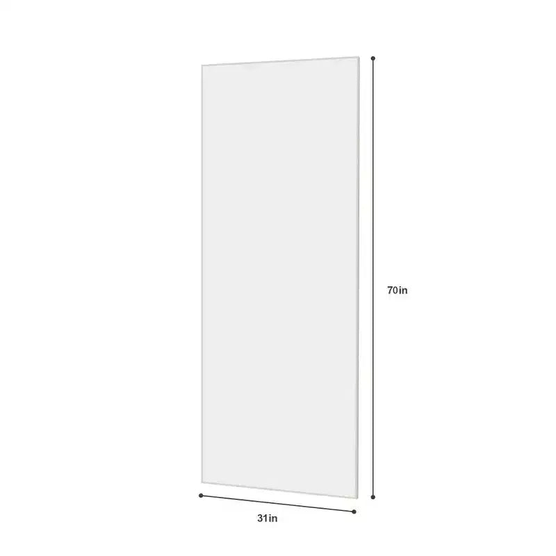 TUYOHW 70x31 Rectangle Full Length Mirror,Vanity Mirror with Metal Frame,Wall Mounted Mirror for Cloakroom