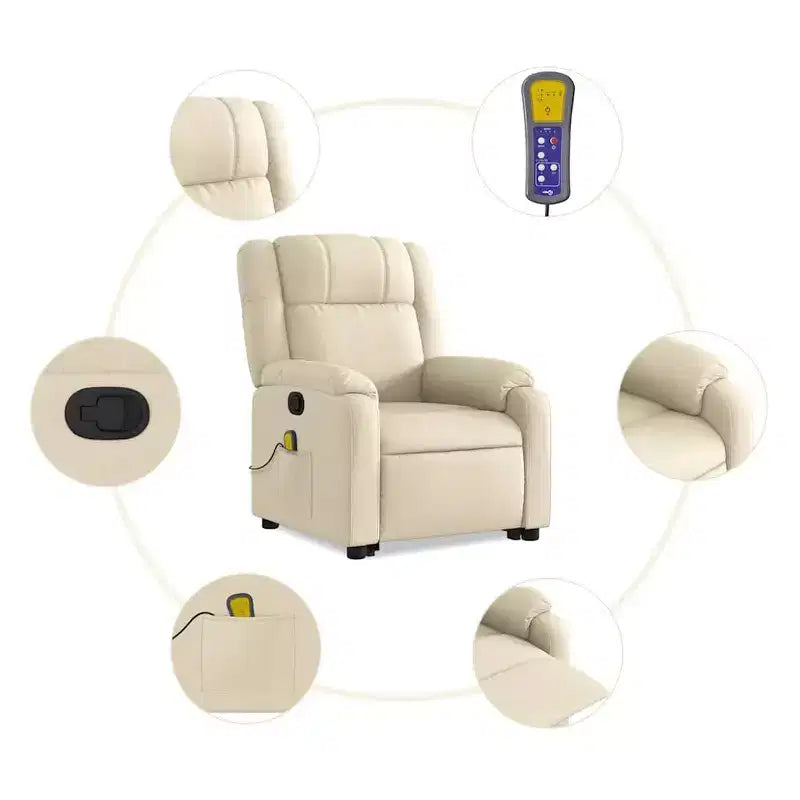 vidaXL Electric Stand Up Massage Recliner Chair