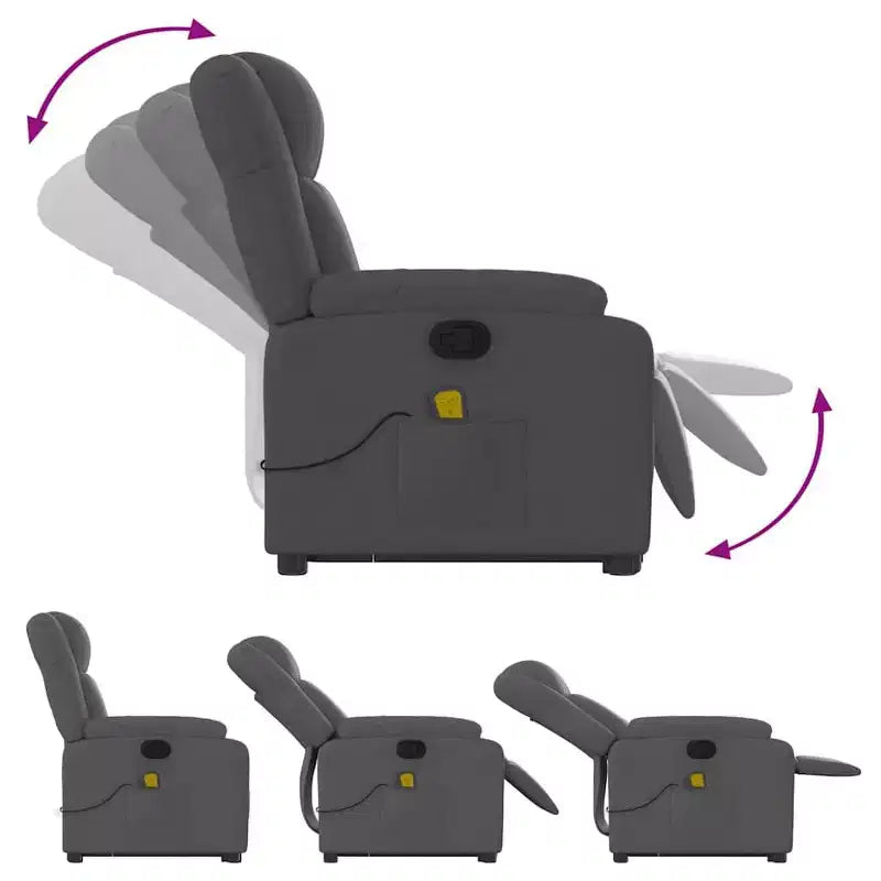 vidaXL Electric Stand Up Massage Recliner Chair