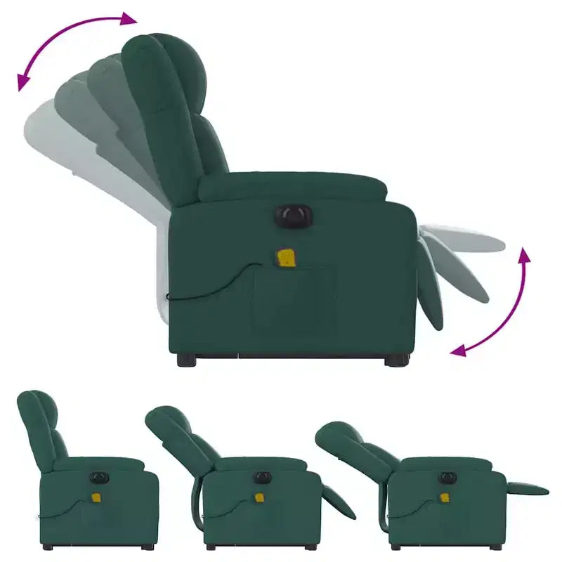 vidaXL Electric Stand Up Massage Recliner Chair