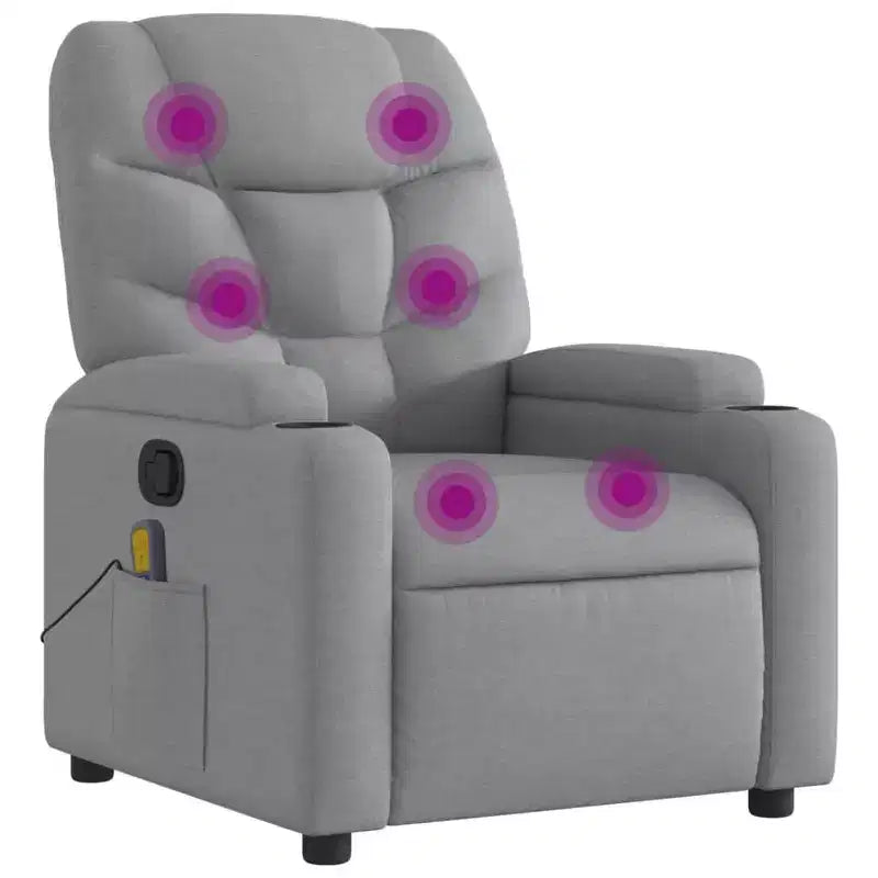 vidaXL Electric Massage Recliner Chair