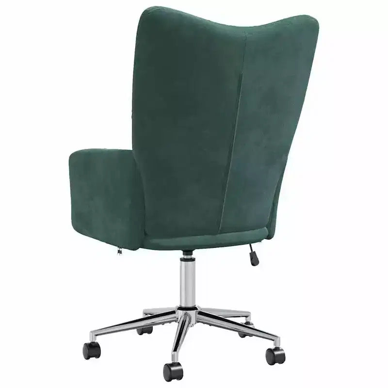 vidaXL Relaxing Chair Light Gray Velvet (100% polyester), steel Standard