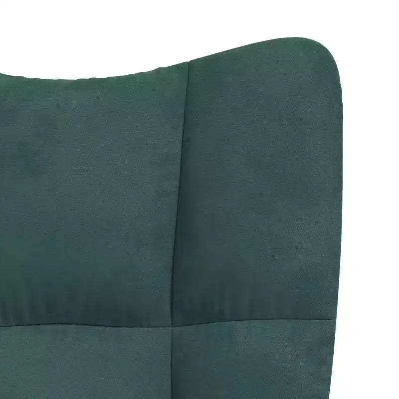 vidaXL Relaxing Chair Light Gray Velvet (100% polyester), steel Standard
