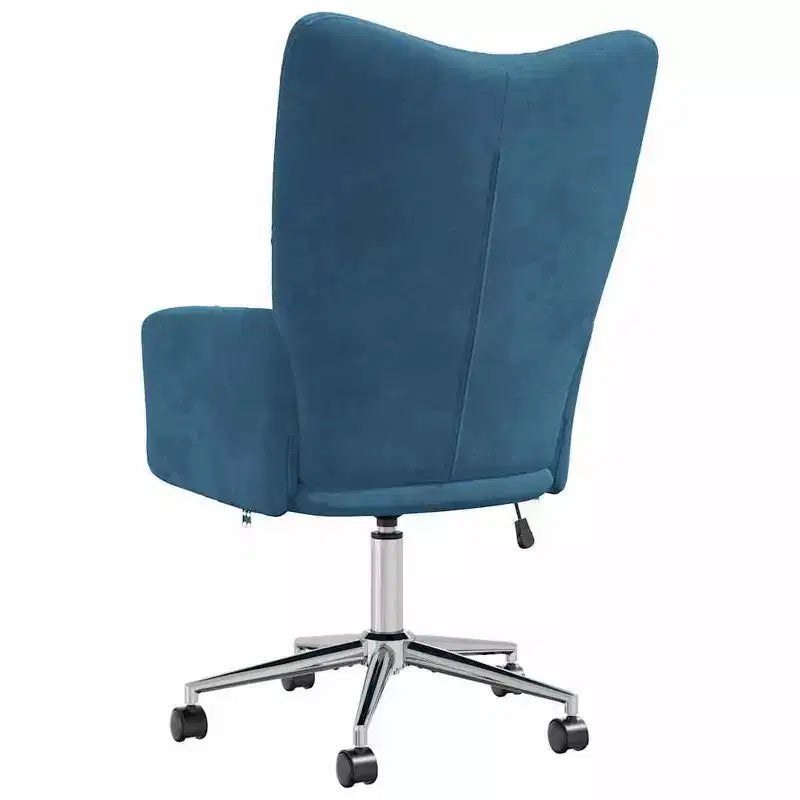 vidaXL Relaxing Chair Light Gray Velvet (100% polyester), steel Standard