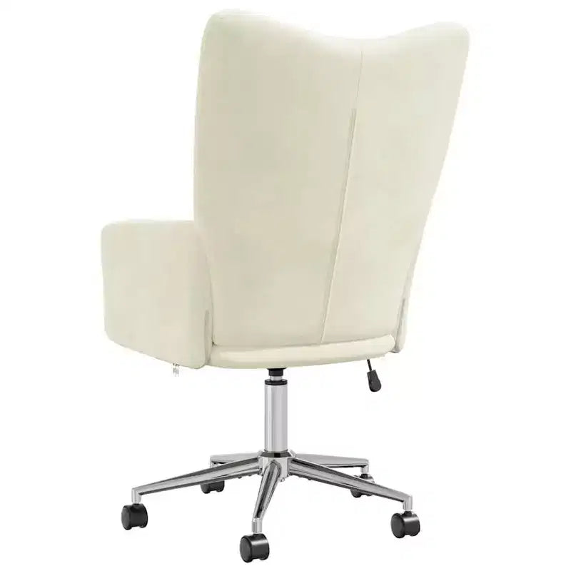 vidaXL Relaxing Chair Light Gray Velvet (100% polyester), steel Standard