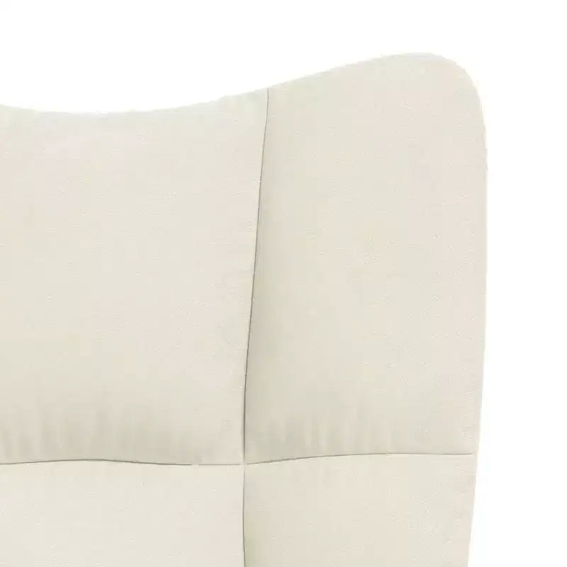 vidaXL Relaxing Chair Light Gray Velvet (100% polyester), steel Standard