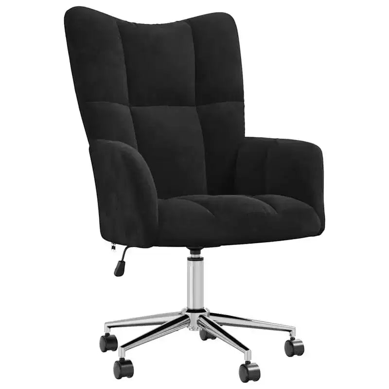 vidaXL Relaxing Chair Light Gray Velvet (100% polyester), steel Standard