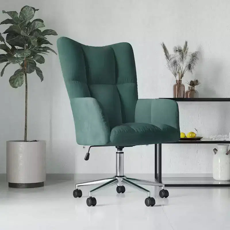 vidaXL Relaxing Chair Light Gray Velvet (100% polyester), steel Standard