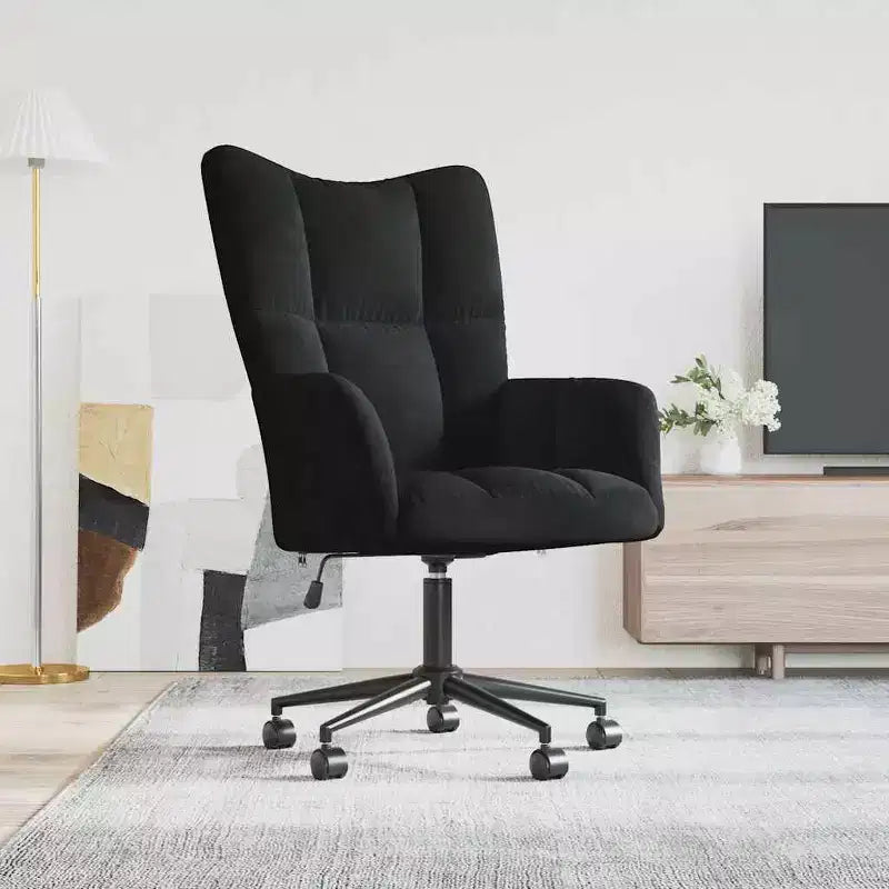 vidaXL Relaxing Chair Light Gray Velvet (100% polyester), steel Standard