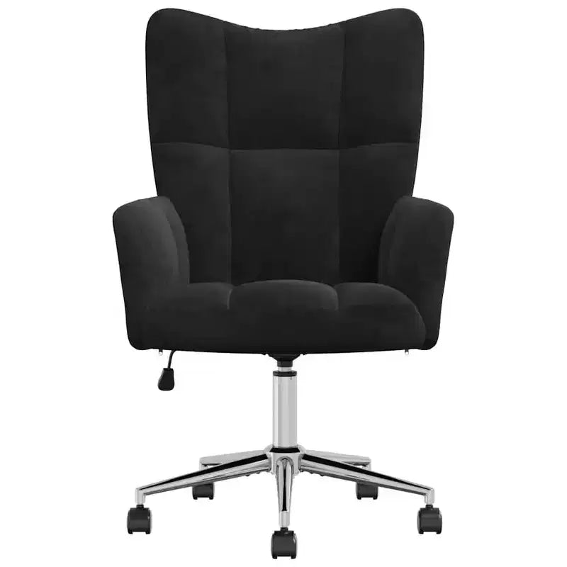 vidaXL Relaxing Chair Light Gray Velvet (100% polyester), steel Standard