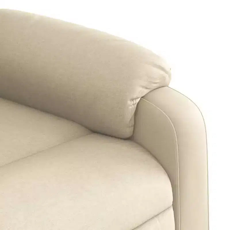 vidaXL Massage Recliner Chair Black Fabric