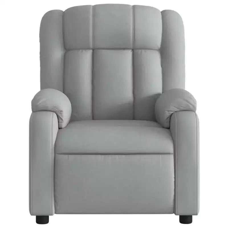 vidaXL Massage Recliner Chair Black Fabric