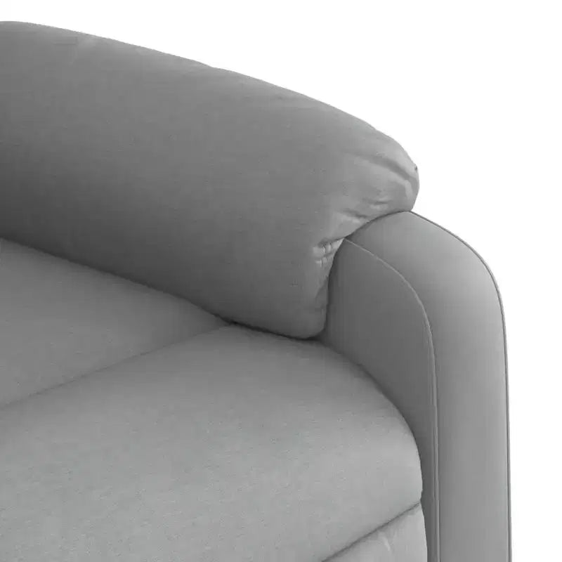 vidaXL Massage Recliner Chair Black Fabric