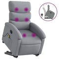 vidaXL Stand Up Recliner Chair Polyester Medium Recliner Chair