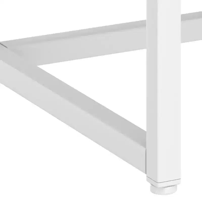vidaXL Console Table Entryway Table Hall Narrow Side Table with Drawer Steel