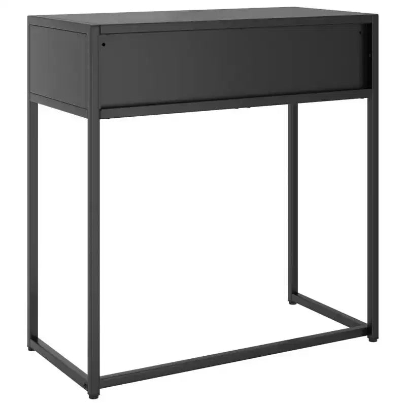 vidaXL Console Table Entryway Table Hall Narrow Side Table with Drawer Steel