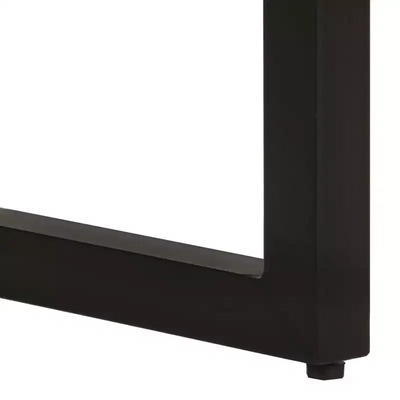 vidaXL Console Table Entryway Side Table for Living Room Hallway Solid Wood - 43.3 Solid Rough Mango Wood
