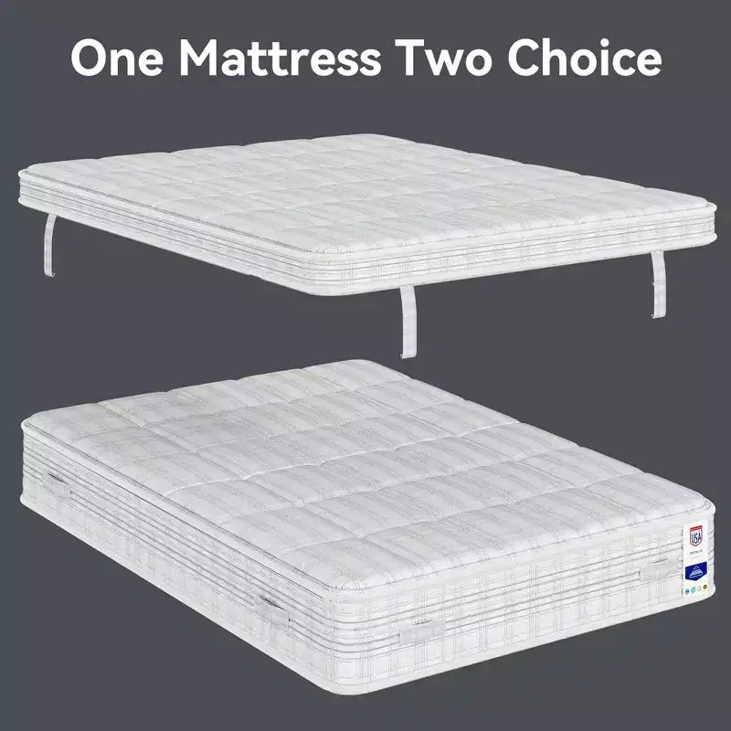 Sailvan 13 Inch Gel Memory Foam Hybrid Mattress with Copper Ion Fabric Pocket Spring Mattress