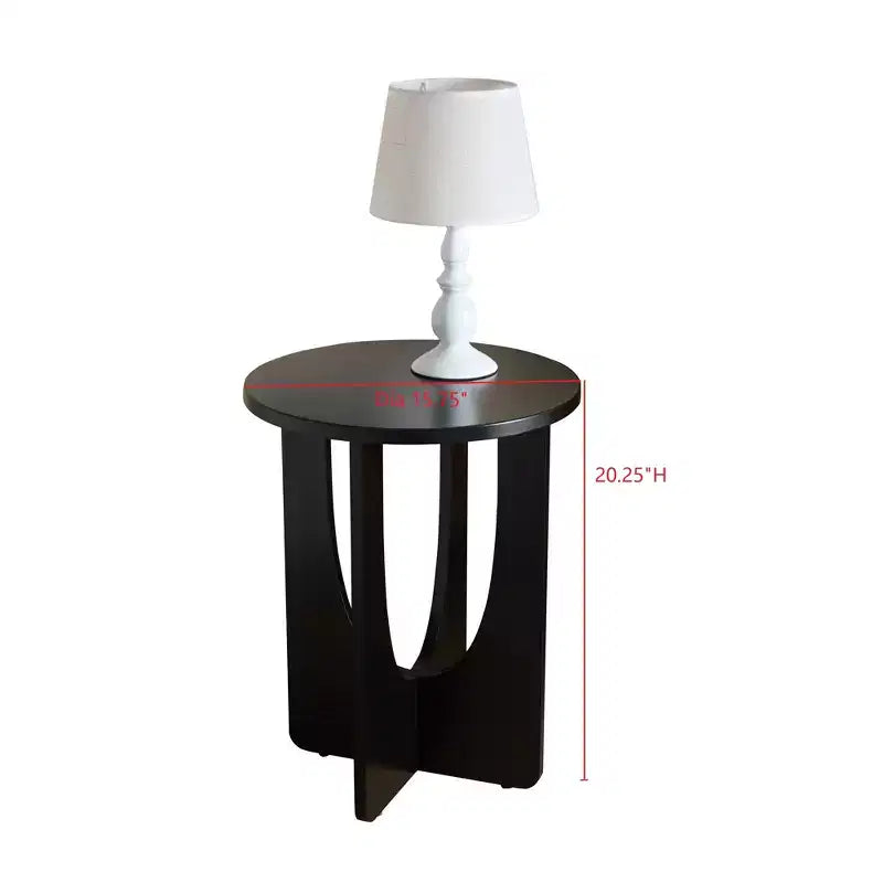 Kings Brand Furniture Theo Side Table Round Modern Design