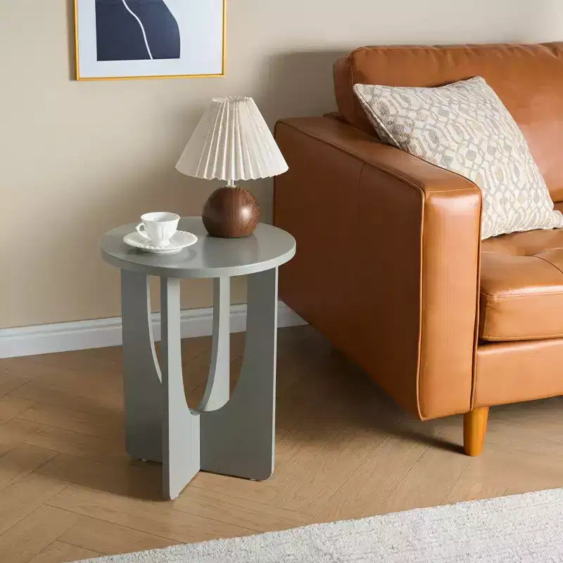 Kings Brand Furniture Theo Side Table Round Modern Design