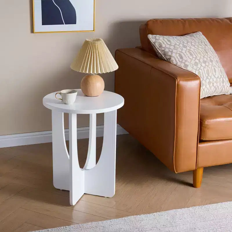 Kings Brand Furniture Theo Side Table Round Modern Design