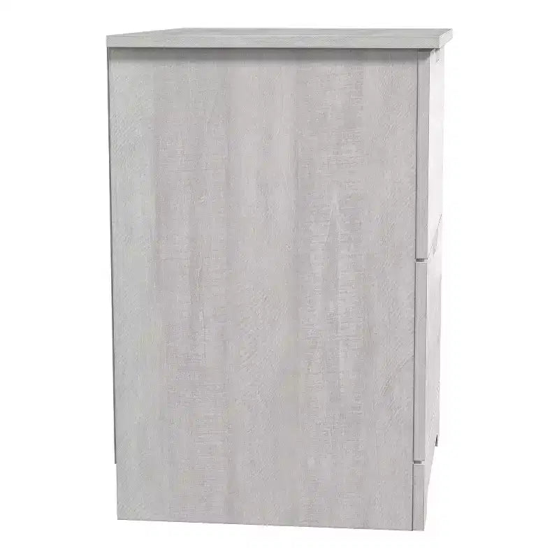 Galano 2-Drawer Nightstand Set of 2 with Cutout Handles 18.7 W  15.7 D  23.7 H