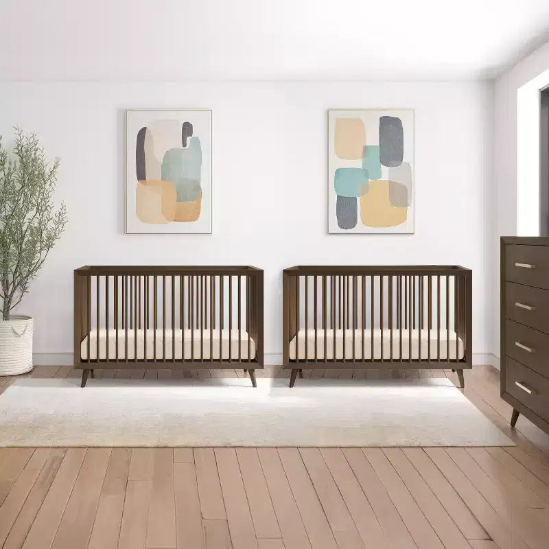 Child Craft Cranbrook 4-in-1 Convertible Crib, Converts to Day Bed, Toddler & Full Size Bed, 3 Mattress Positions, Baby Safe Finish