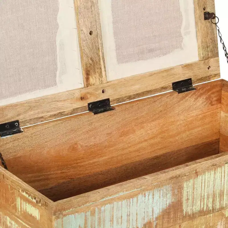 vidaXL Storage Bench Solid Reclaimed Wood 31.5x15.7x15.7