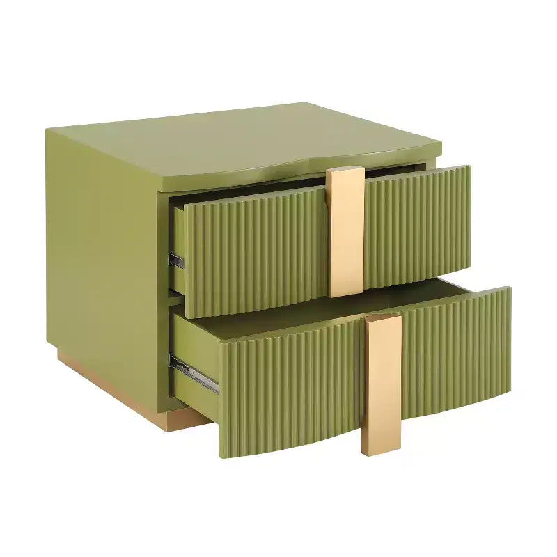 Christopher Knight Home Aven Mid-Century Modern 2-Drawer Fluted Nightstand