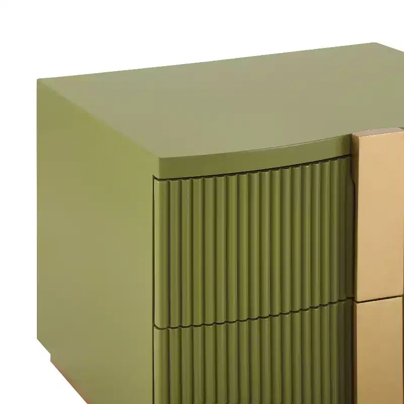 Christopher Knight Home Aven Mid-Century Modern 2-Drawer Fluted Nightstand