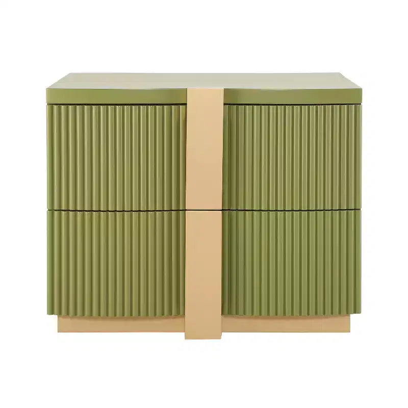 Christopher Knight Home Aven Mid-Century Modern 2-Drawer Fluted Nightstand