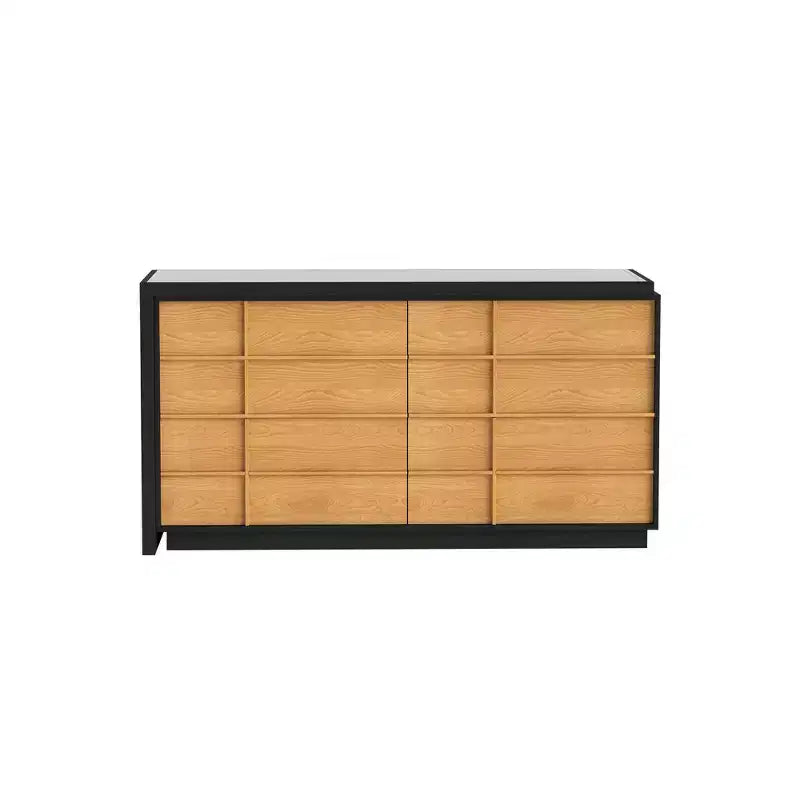 Luck Live Modern Extendable Rotating L-Shaped Desk with 6 Drawers, Reversible Home Office Computer Desk