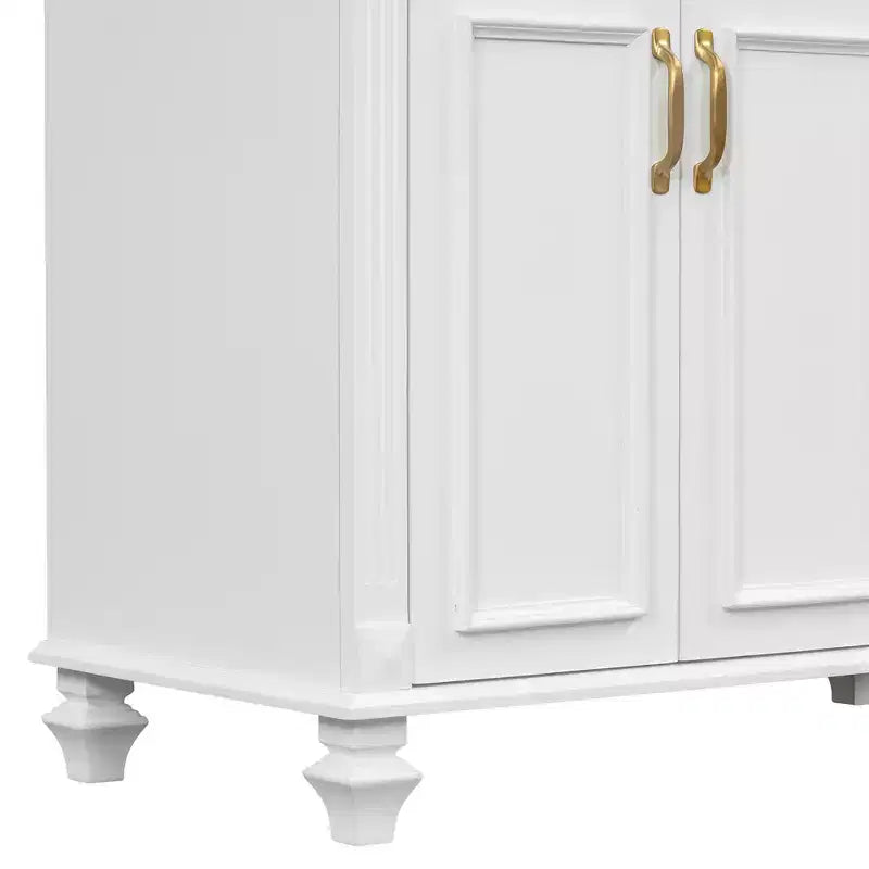 36 Bathroom Vanity Sink Combo with Storage , Bathroom Floor Cabinet with Drawers and Soft Close Doors