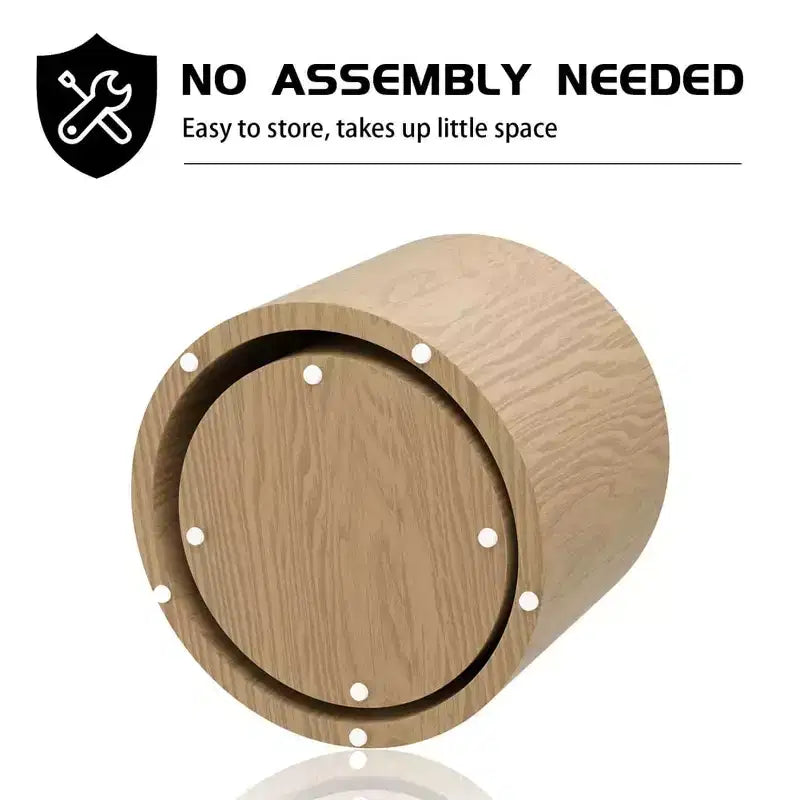 Nesting coffee table set of 2, modern round design with non-slip feetperfect accent or end tables for small spaces, living room, or bedroom