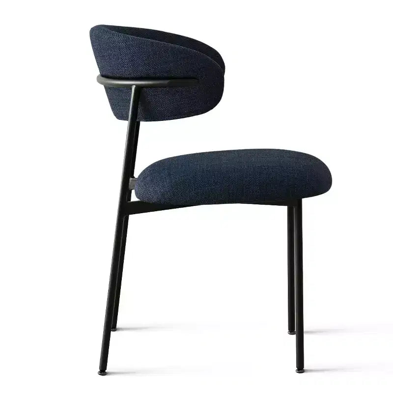 Panipeachy Dining Room Chairs Set of 6, Contemporary Floating Back Upholstered Kitchen Chair with Sturdy Metal Frame