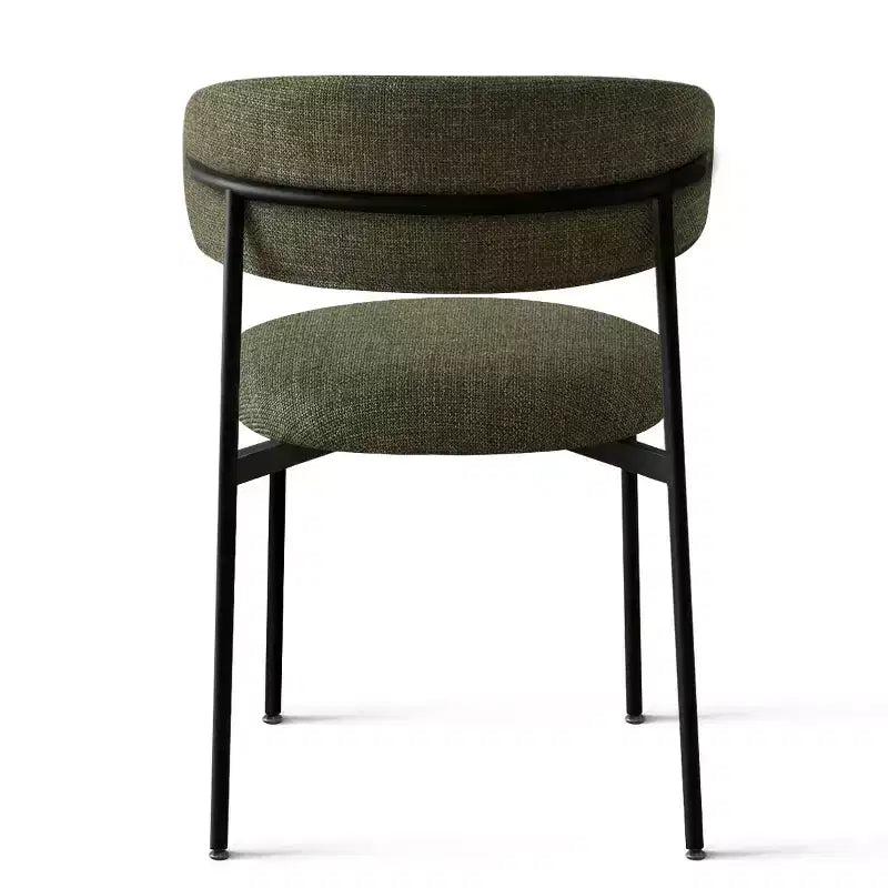 Panipeachy Dining Room Chairs Set of 6, Contemporary Floating Back Upholstered Kitchen Chair with Sturdy Metal Frame