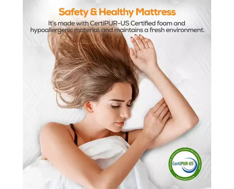 Queen Mattress, Medium Firm 14 Gel Memory Foam Mattress, CertiPUR-US Certified
