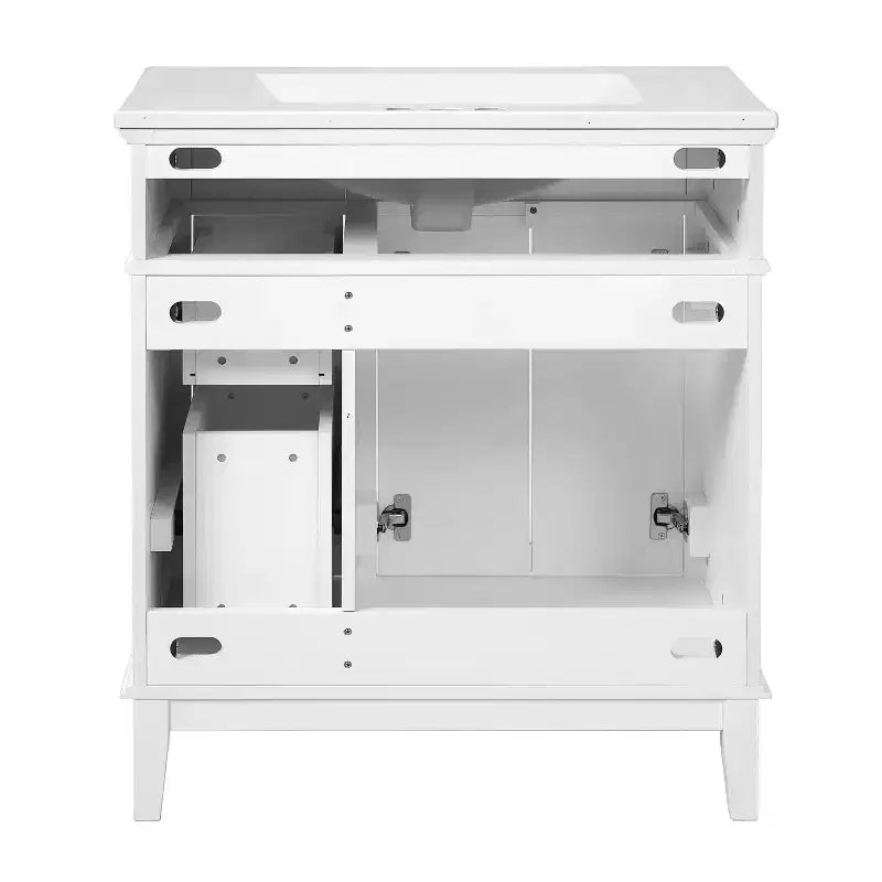 30 Bathroom Vanity with Sink, Bathroom Storage Cabinet with Soft-Close Doors and Drawers for Small Space